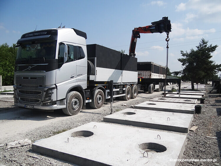 Monolityczne zbiorniki betonowe z certyfikatem EU do montażu w Bochni